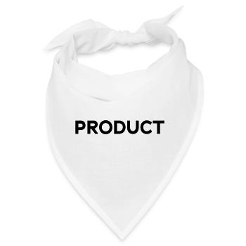 PRODUCT Design, Marke, Type, Typografie, Statement - Bandana - Weiß - Vorne