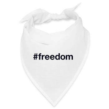FREEDOM Hashtag - Bandana - Weiß - Vorne