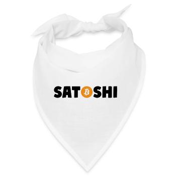 Satoshi Nakamoto Blockchain Bitcoin - Bandana - Weiß - Vorne