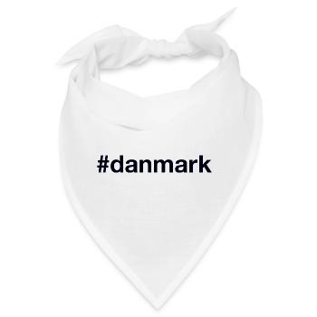DANMARK Hashtag Dänemark - Bandana - Weiß - Vorne