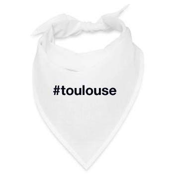 TOULOUSE Hashtag - Bandana - Weiß - Vorne