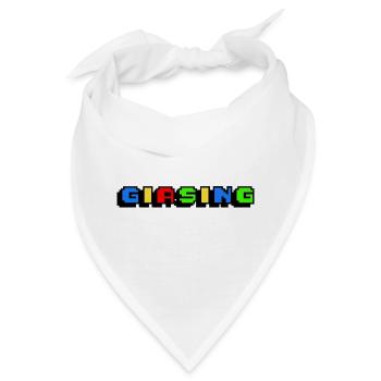 Giasing Pixel Giesing München 089 Minga - Bandana - Weiß - Vorne