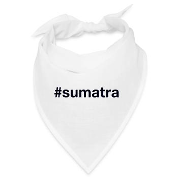 Sumatra Hashtag - Bandana - Weiß - Vorne