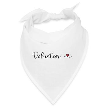 Freiwilliger - Bandana - Weiß - Vorne
