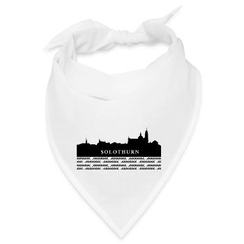 Solothurn, Aare, Schweiz - Bandana - Weiß - Vorne