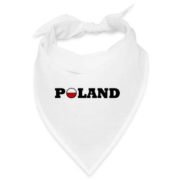 Poland / Polen - Bandana - Weiß - Vorne