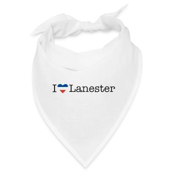 I love Lanester - Bandana - Weiß - Vorne