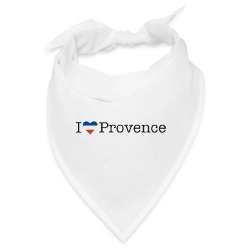 I love Provence - Bandana - Weiß - Vorne