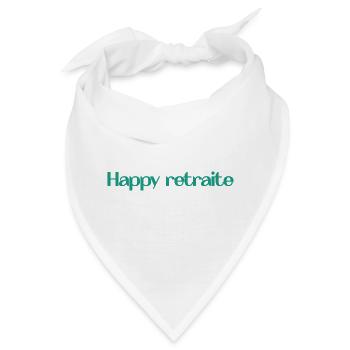 RUHESTAND. RUHESTAND. PENSIONIERT. RUHESTAND - Bandana - Weiß - Vorne