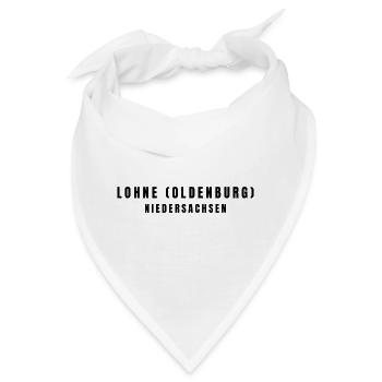 Lohne (Oldenburg) Niedersachsen - Bandana - Weiß - Vorne