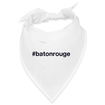 BATON ROUGE Hashtag - Bandana - Weiß - Vorne