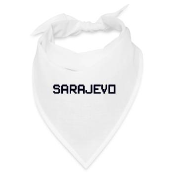 SARAJEVO Bosnien Bosnia - Bandana - Weiß - Vorne