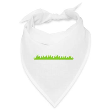 Gras oder Rasen - Bandana - Weiß - Vorne