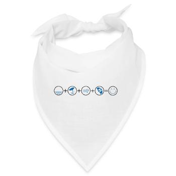 wing icons - Bandana - Weiß - Vorne