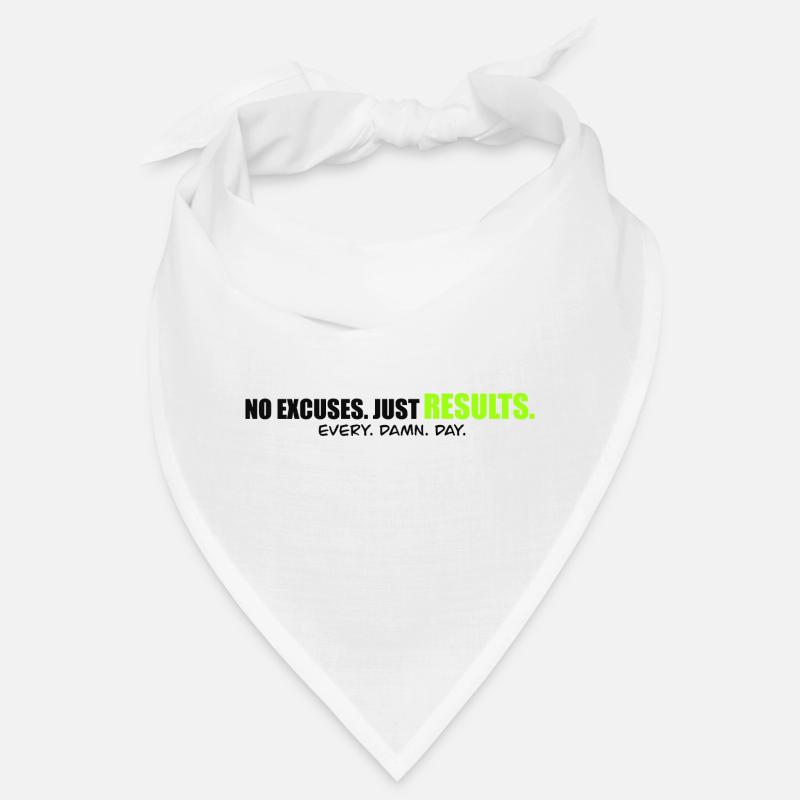 PAS EXCUSES - Chemise de mentalité de performance Bandana