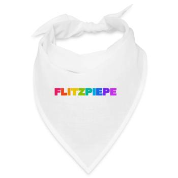 Flitzpiepe - Bandana - Weiß - Vorne