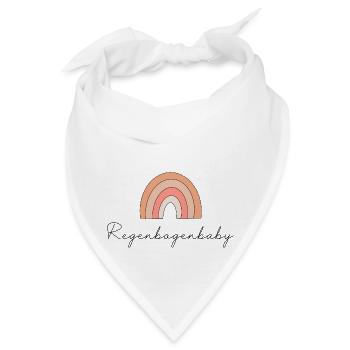 Regenbogenbaby - Bandana - Weiß - Vorne