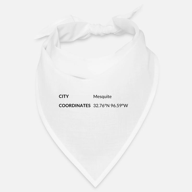 les coordonnées de Mesquite, Texas, États-Unis Bandana