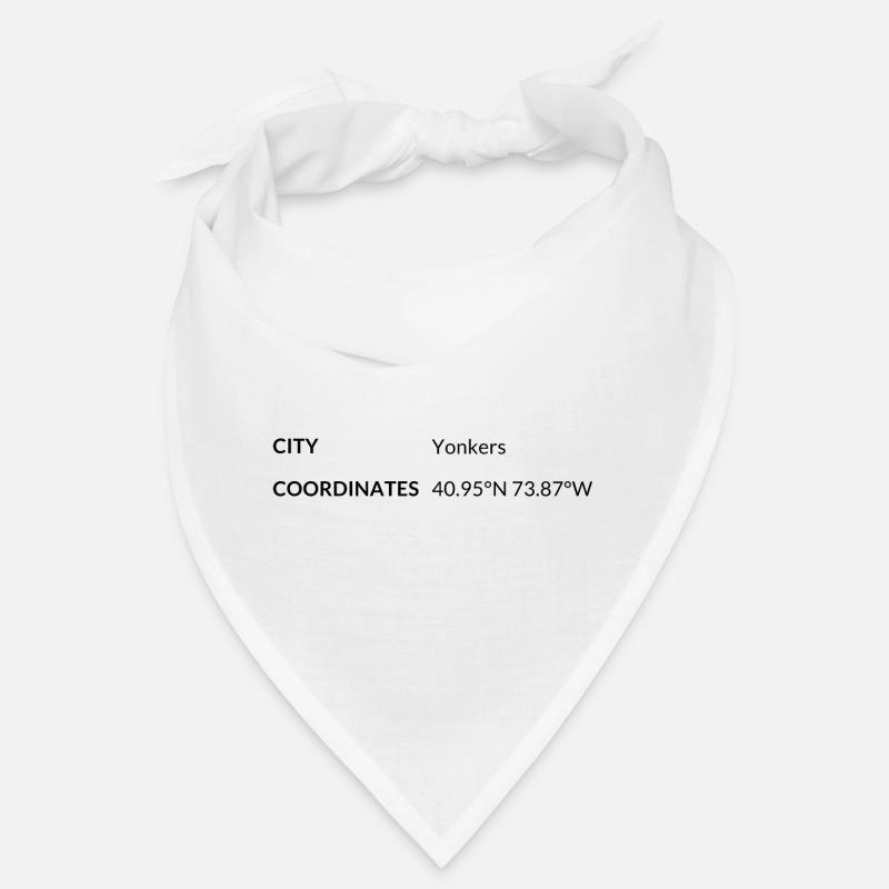 les coordonnées de Yonkers, New York, États-Unis Bandana