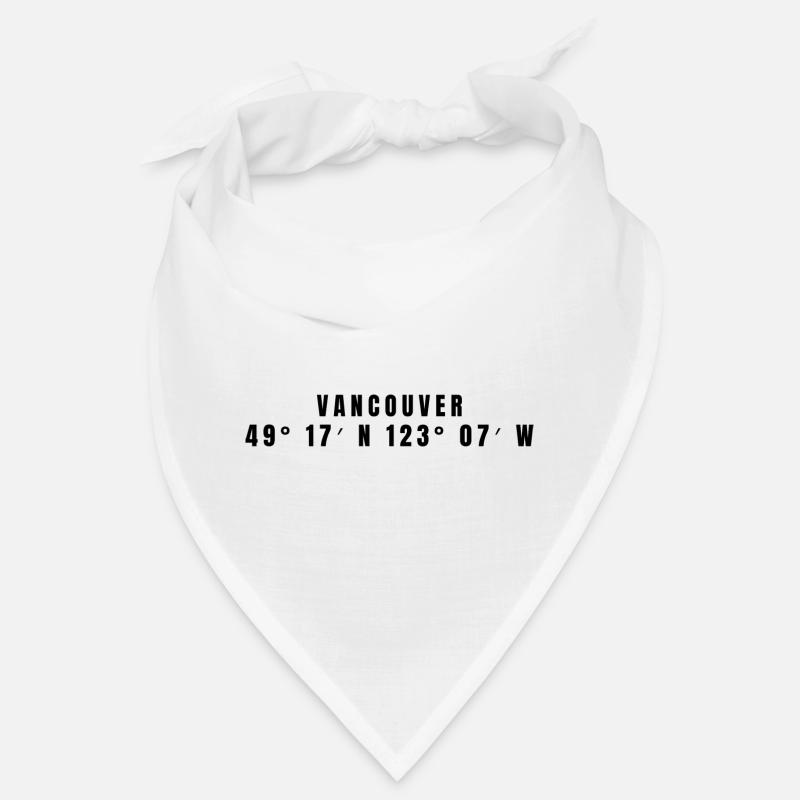 Vancouver, Canada Coordinates Bandana
