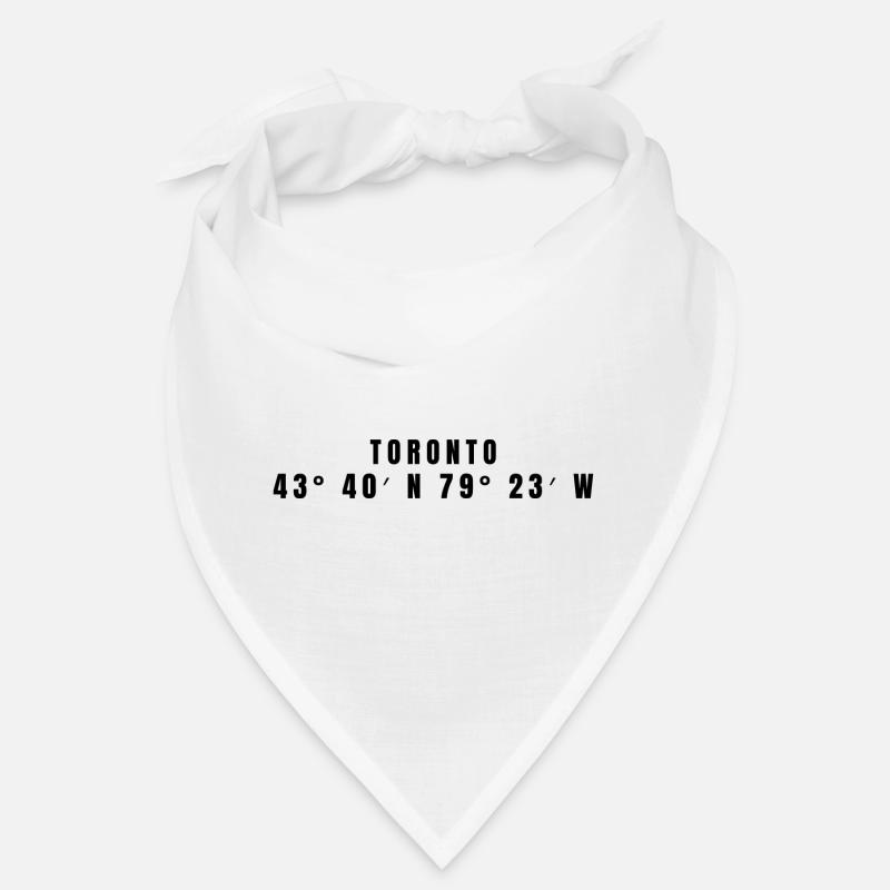 Toronto, Canada Coordinates Bandana