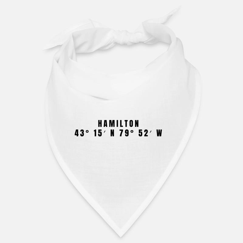 Coordonnées Hamilton, Canada Bandana