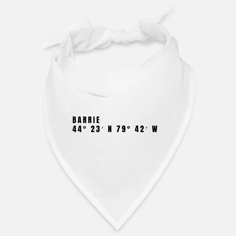 Barrie, Canada Coordinates Bandana