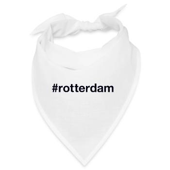 ROTTERDAM Hashtag - Bandana - Weiß - Vorne
