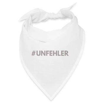#Unfehler - Bandana - Weiß - Vorne