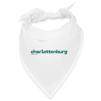 Charlottenburg Berlin - Simples schönes Design - Bandana - Weiß - Vorne