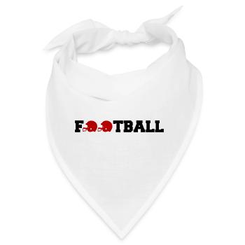 Rotes Helmduo Sportdesign - Bandana - Weiß - Vorne