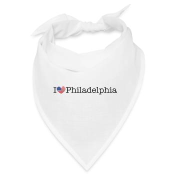 I love Philadelphia - Bandana - Weiß - Vorne