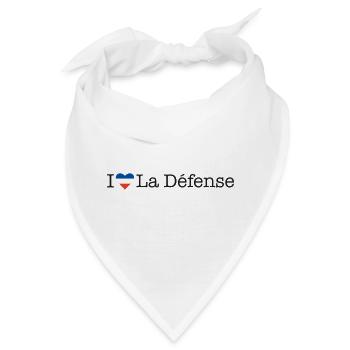 I love La Défense - Bandana - Weiß - Vorne