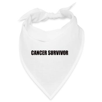 Cancer Survivor - Bandana - Weiß - Vorne