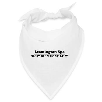 Leamington Spa Koordinaten - Bandana - Weiß - Vorne