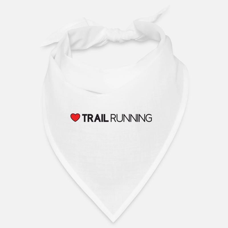 Ich liebe Trailrunning - Bandana - Weiß