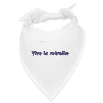 RUHESTAND. RUHESTAND. PENSIONIERT. RUHESTAND - Bandana - Weiß - Vorne