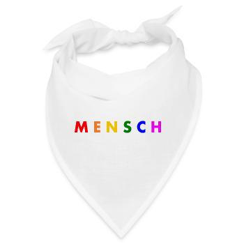 Mensch - Bandana - Weiß - Vorne