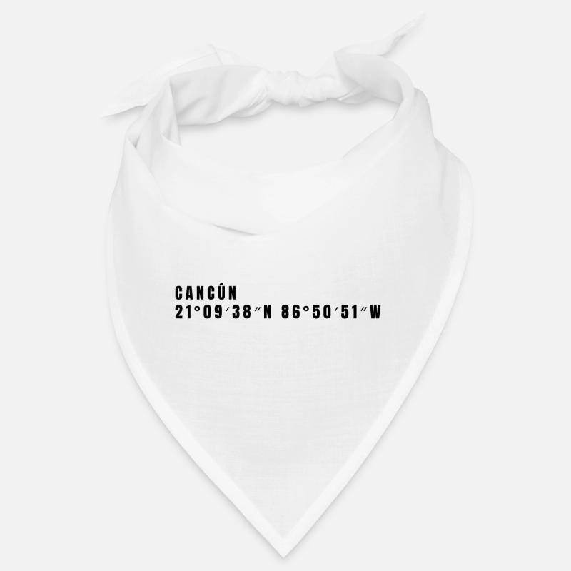 Quintana Roo, Mexico Coordinates Bandana