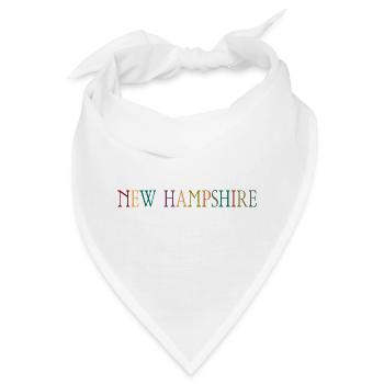 New Hampshire - Bandana - Weiß - Vorne