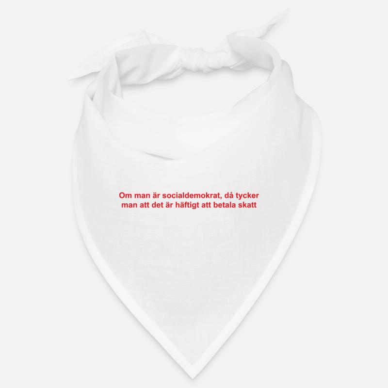 Analytical satirical text design Bandana