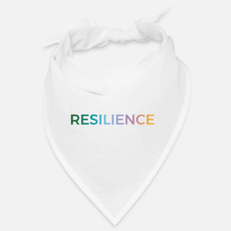 Resilience Gradient Typo Bandana