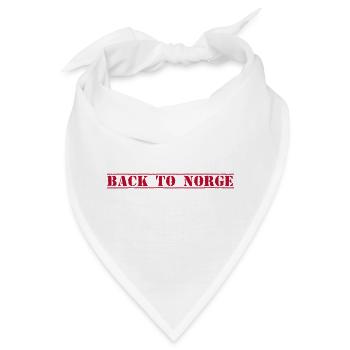 Norge Norway Norwegen - Bandana - Weiß - Vorne