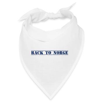 Norge Norwegen - Bandana - Weiß - Vorne