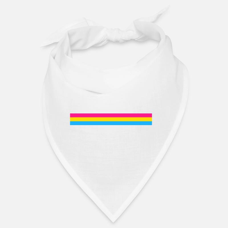 Pansexual flag as a stripe Bandana