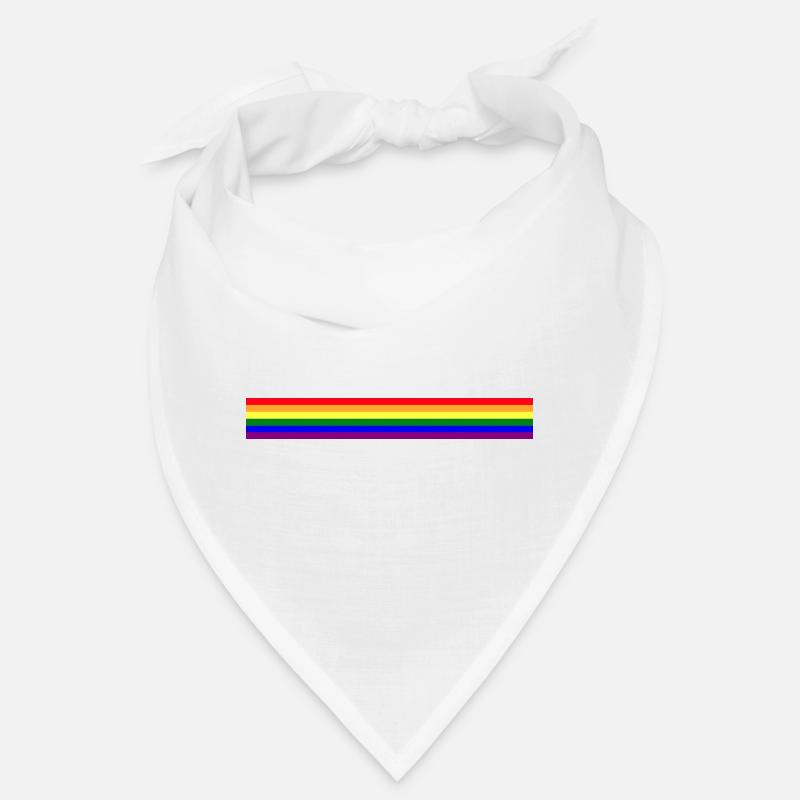Drapeau arc-en-ciel comme une rayure Bandana
