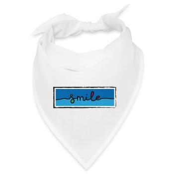 Smile - Bandana - Weiß - Vorne