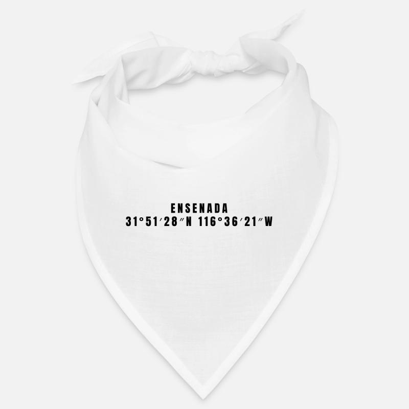 Ensenada, Mexico Coordinates Bandana