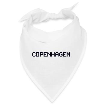 Copenhagen Denmark - Bandana - Weiß - Vorne