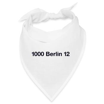 Berlin 12 Charlottenburg - Bandana - Weiß - Vorne